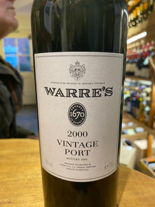Warres vintage 2000 port